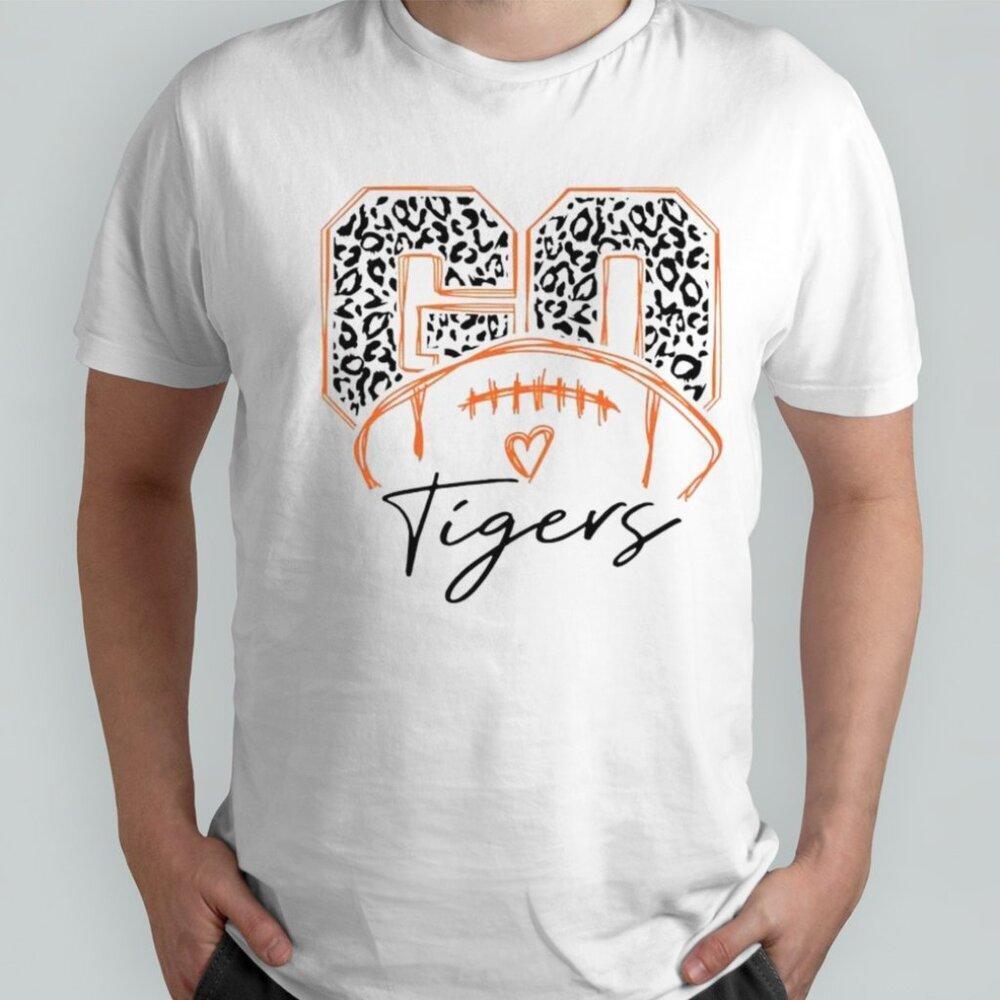 Clemson Tigers Go Tigers Football Graphic T Shirt College Sports Fan Tee